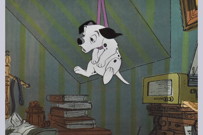 Original Walt Disney Production Cel from 101 Dalmatians featuring Lucky