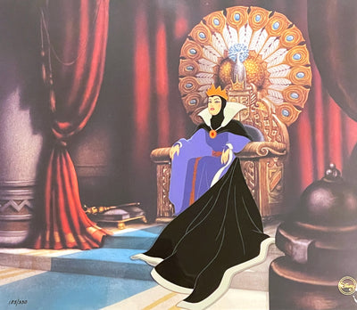 Original Walt Disney Limited Edition Cel "Wicked Queen" from Snow White and the Seven Dwarfs