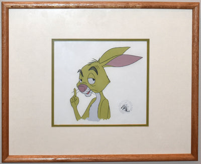 Original Walt Disney Production Cel from Winnie the Pooh and A Day for Eeyore featuring Rabbit
