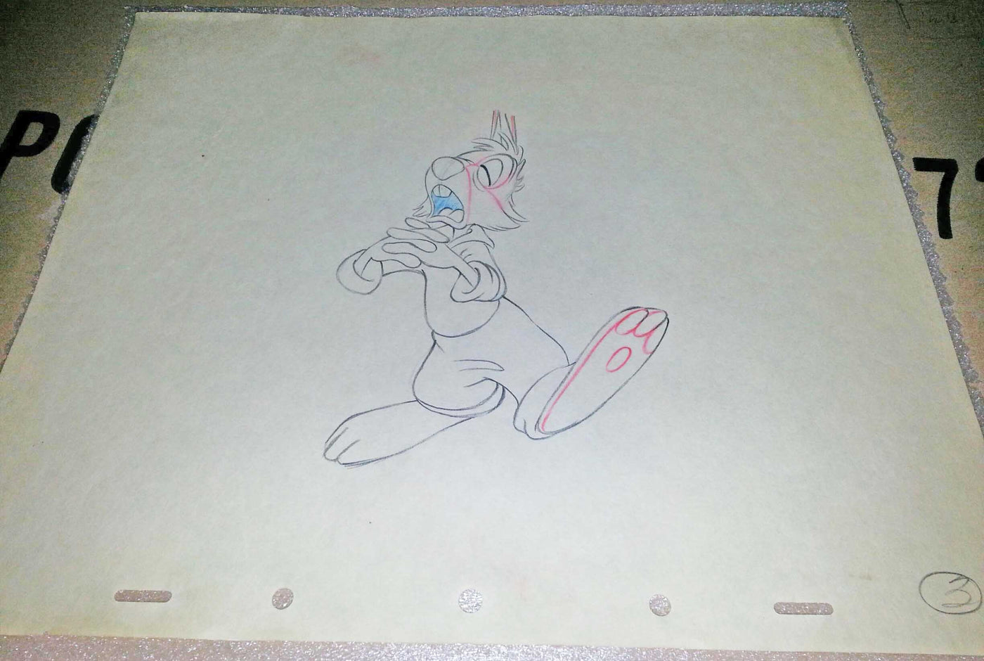 Original Walt Disney Production Drawing from Song of the South