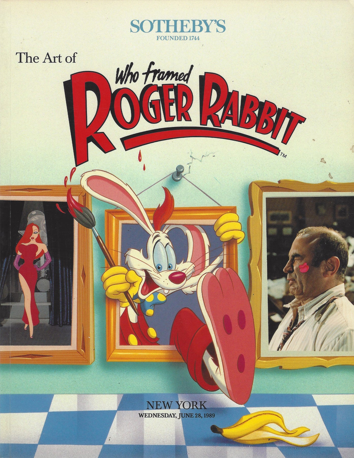 Rog Rabbit Original Walt Disney Production Cel from Who Framed Roger Rabbit? (1988 ...
