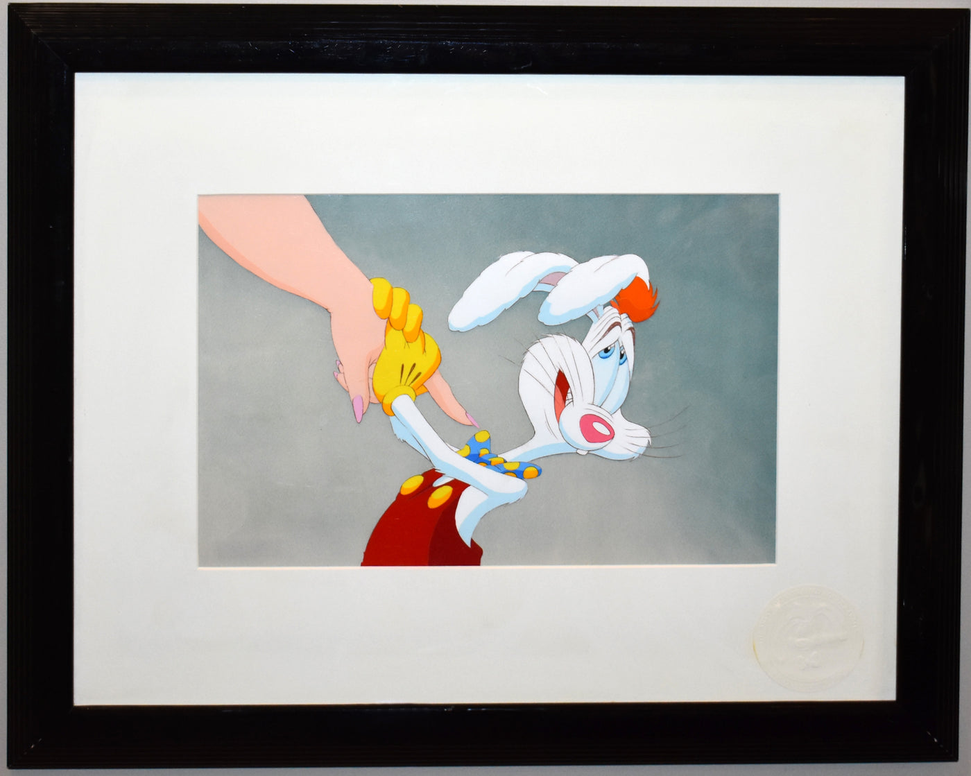 1989 Disney Rabbit Original Walt Disney Production Cel from Who Framed Roger Rabbit? (1988 ...
