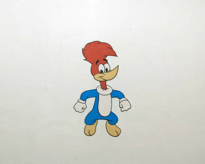 Woody Woodpecker Production Cel and Production Drawing