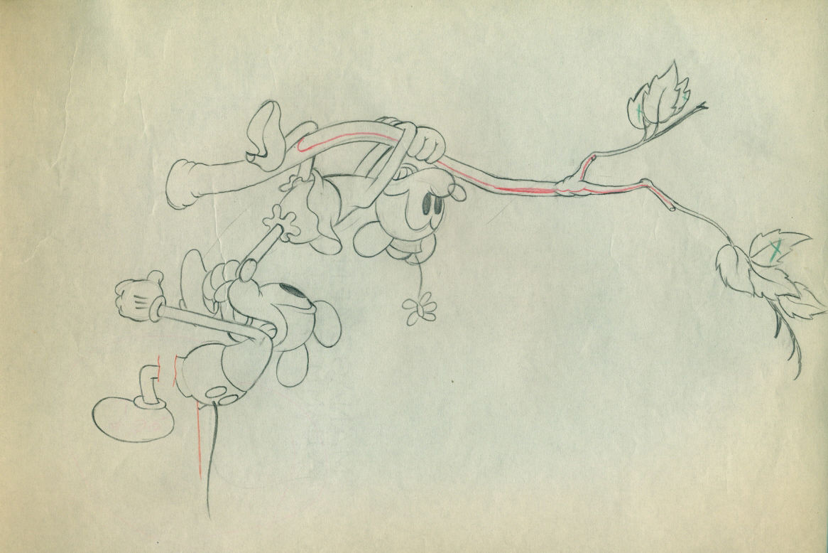 Original Walt Disney Production Drawing from Mickey's Rival (1936 ...