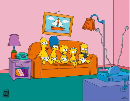 Original Simpsons Limited Edition Pix-Cel, Couch Gag: Babies
