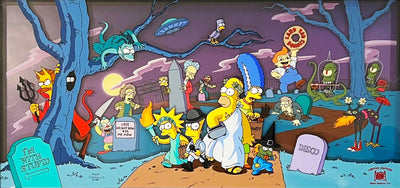 Simpson Limited edition Pan Cel "Treehouse of Horrors"