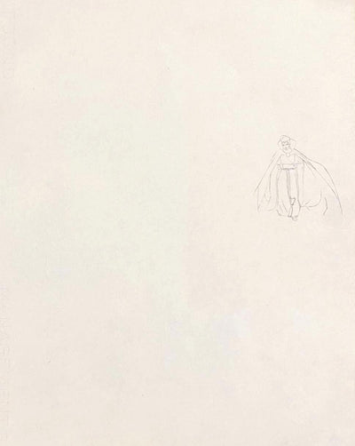 Walt Disney Production Drawing Featuring The Queen