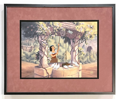 Original Walt Disney Limited Edition Cel "Snow White at the Well" from Snow White and the Seven Dwarfs