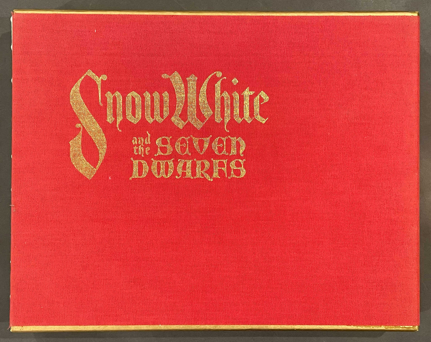 Original Walt Disney's Snow White and the Seven Dwarfs Book with Four Original Color Serigraphs