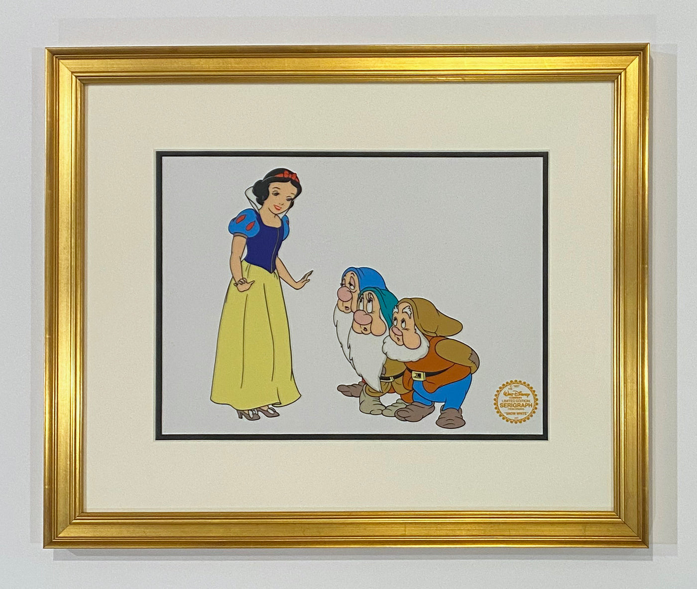 Original Walt Disney Snow White and the Seven Dwarfs Sericel