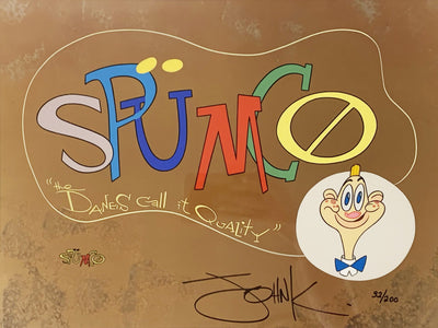 Nickelodeon Spumco Limited Edition Cel Signed by John Kricfalusi