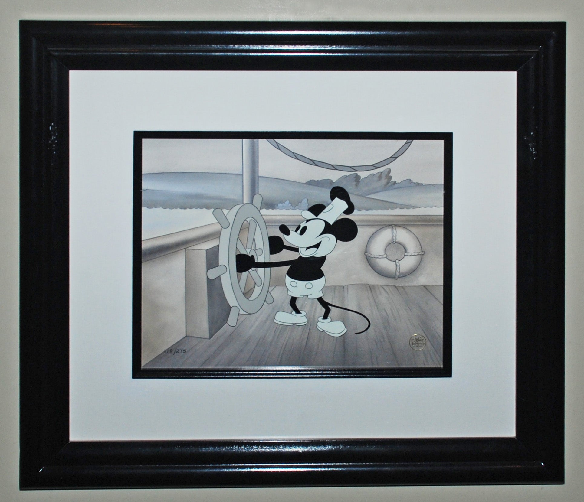 Original Walt Disney Limited Edition Cel Steamboat Willie (1992 ...