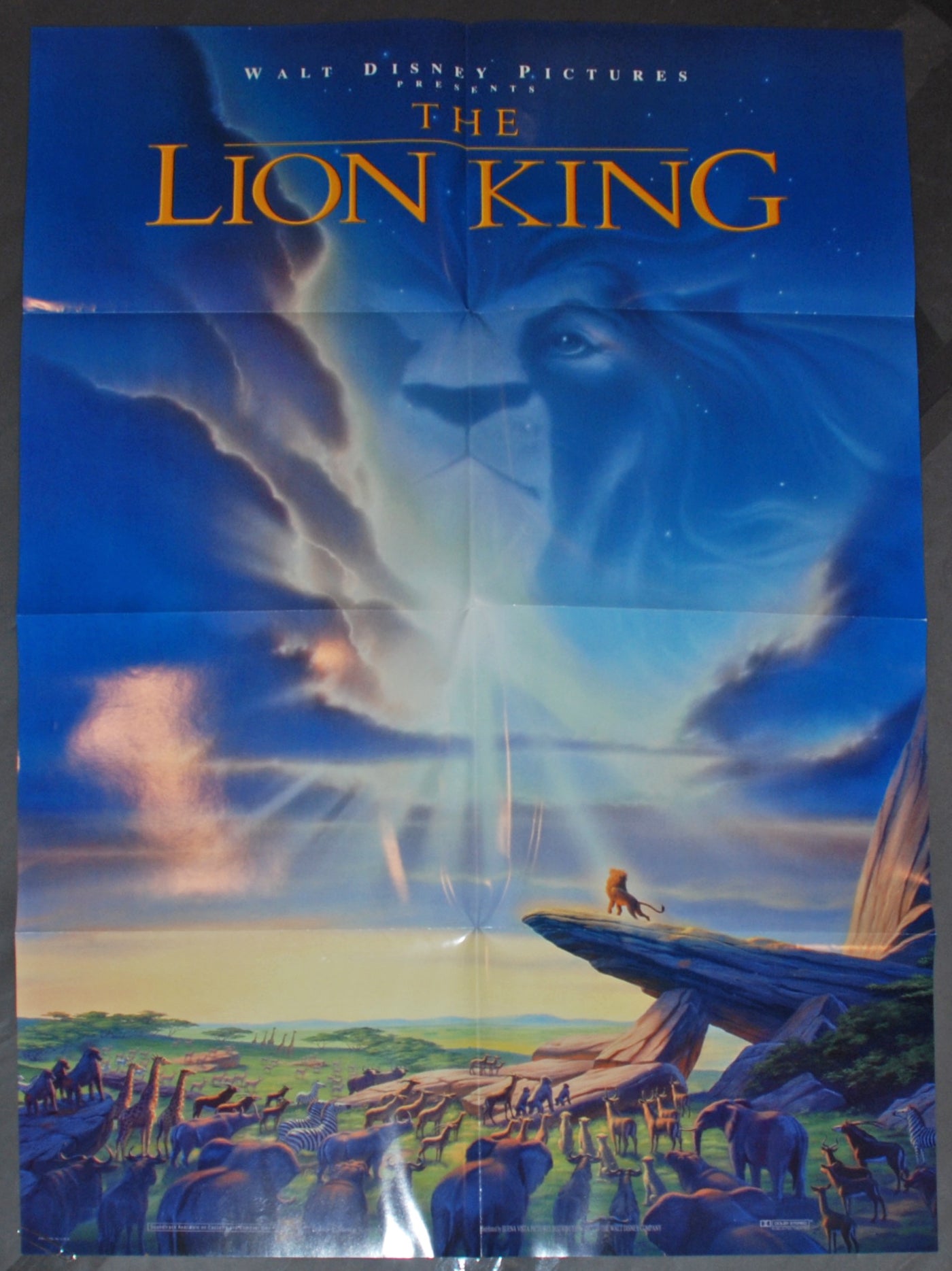Disney Animation One-Sheet Movie Poster from The Lion King