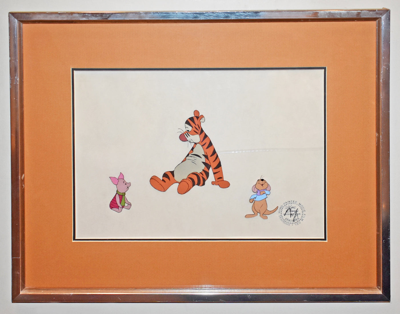 Original Walt Disney Production Cel from "The Many Adventures of Winnie the Pooh"