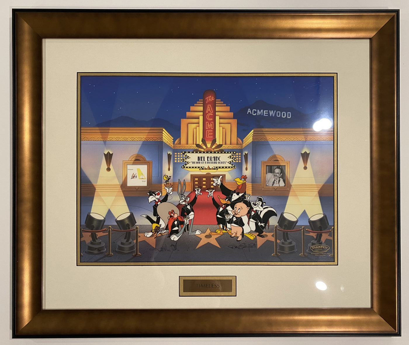 Warner Brothers Limited Edition Cel "Timeless..." Signed by Ruth Clampett and Darrell Van Citters