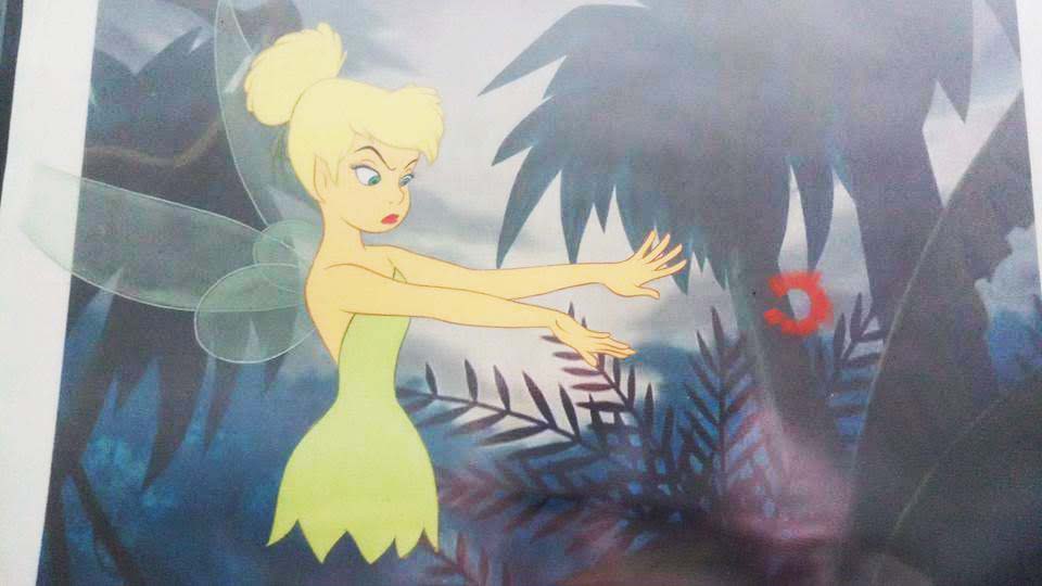 Original Walt Disney Model Cel from Peter Pan featuring Tinker Bell