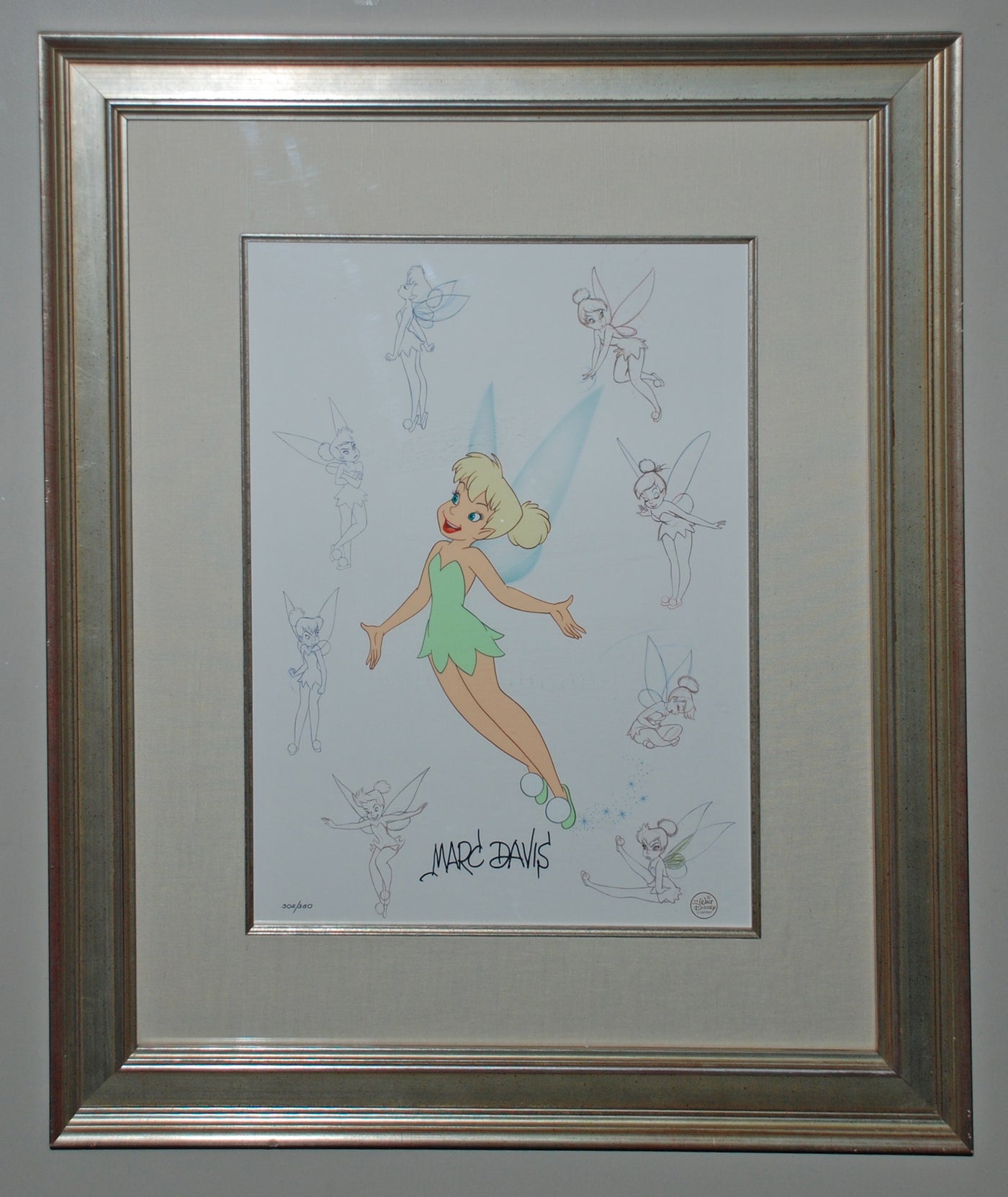 Original Walt Disney Limited Edition Masters Series featuring Tinkerbell