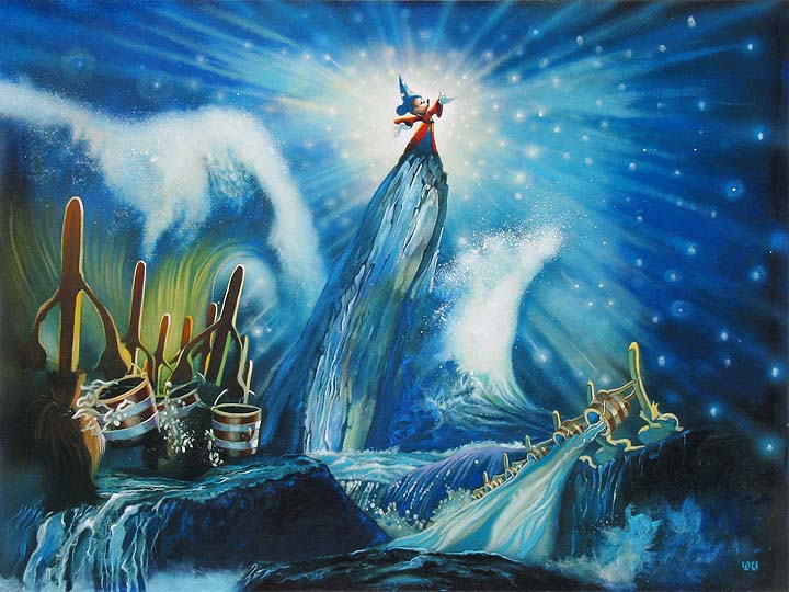 Walt Disney Fine Art by John Rowe