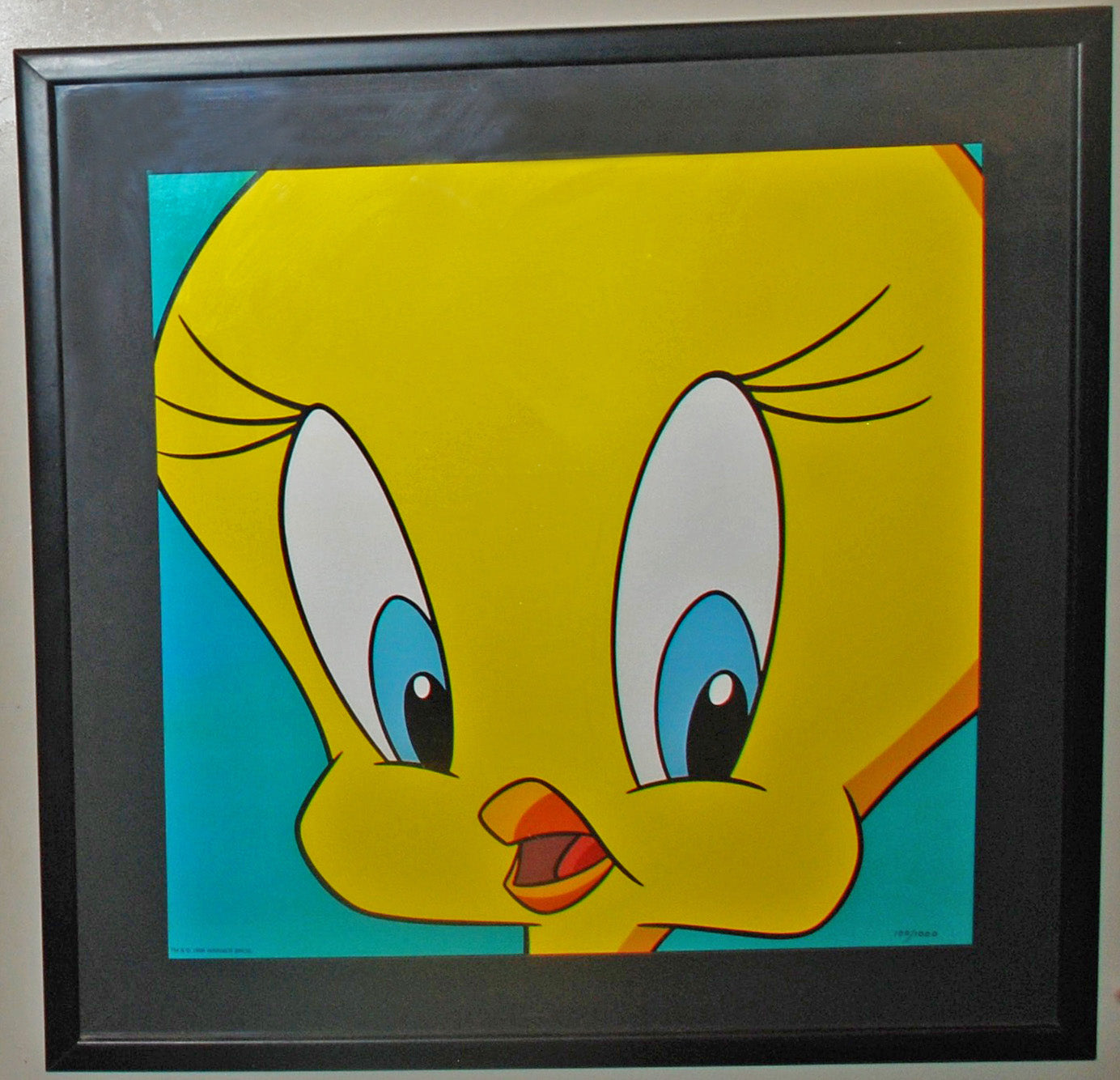 Original Warner Brothers Limited Edition Lithograph Tweety