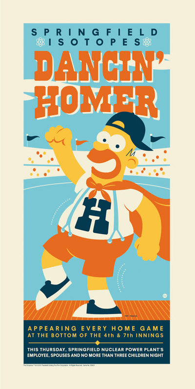 Simpsons Poster "Dancin' Homer"