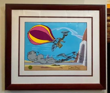 Warner Brothers Limited Edition Cel "Up Up and A Weight" Signed By Chuck Jones